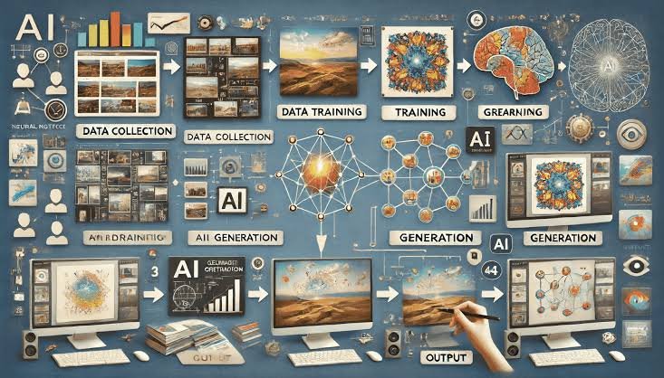 How AI Creates Images